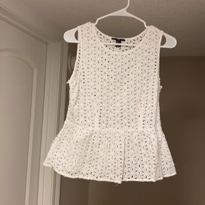 Cut out peplum top